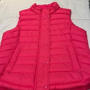 LADIES GAP VEST SIZE LARGE PINK